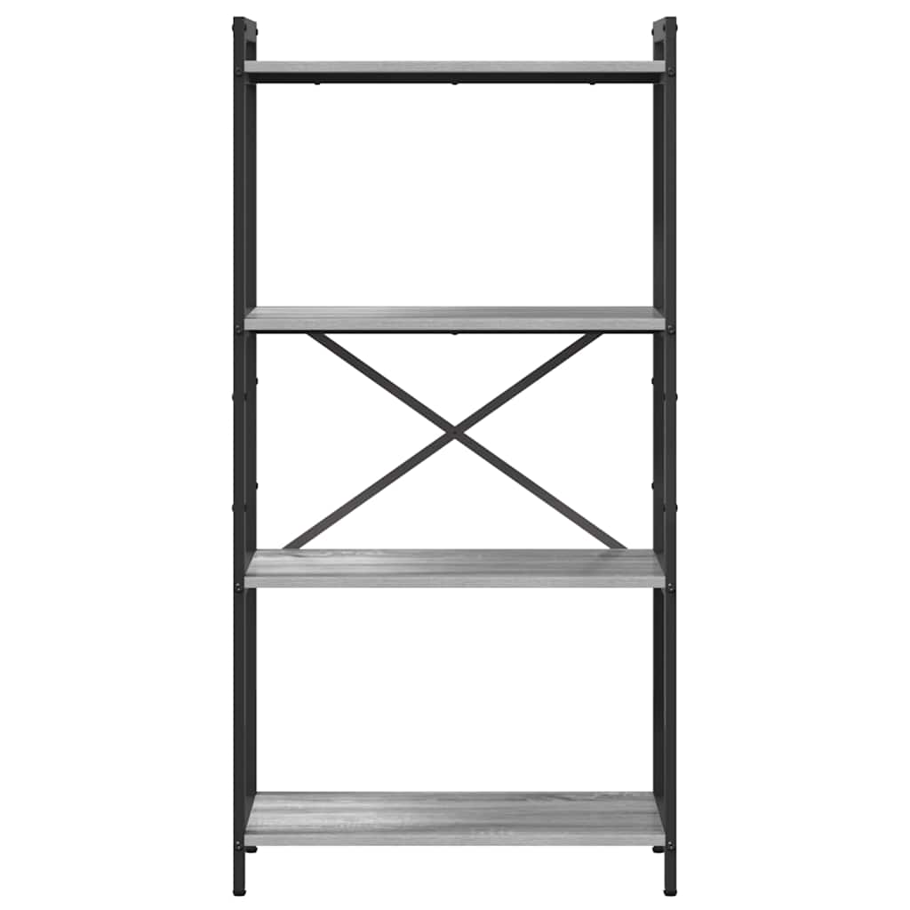 Libreria Grigio sonoma 60 x 30 x 118 cm Legno multistrato