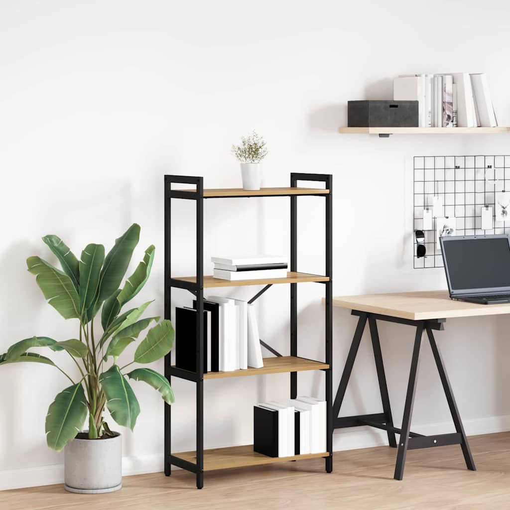 Libreria rovere artigianale 60 x 30 x 118 cm Legno multistrato