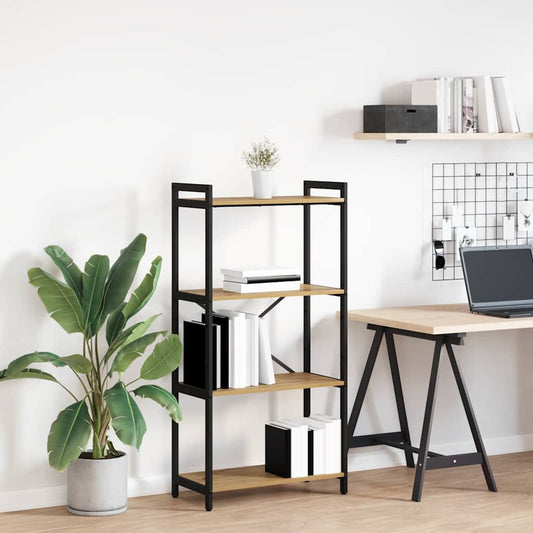 Libreria rovere artigianale 60 x 30 x 118 cm Legno multistrato