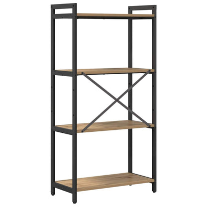 Libreria rovere artigianale 60 x 30 x 118 cm Legno multistrato