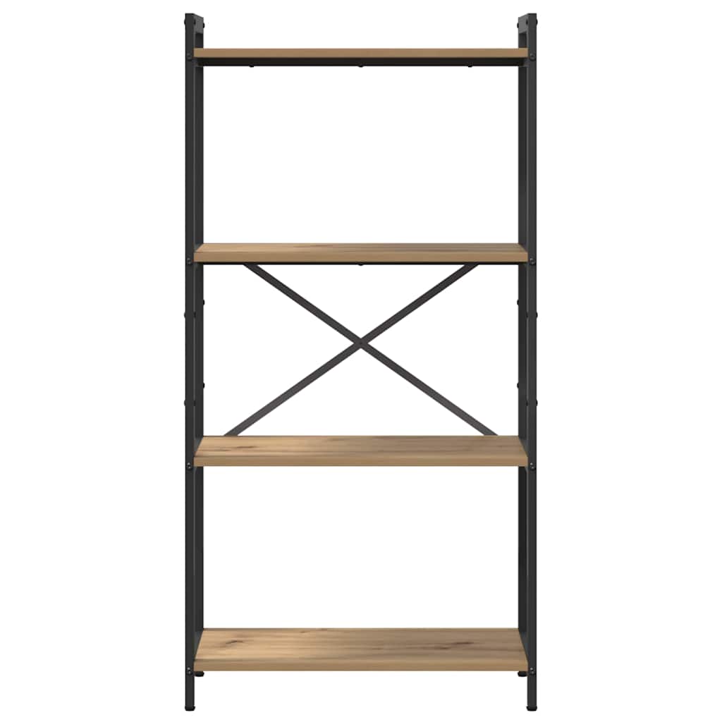 Libreria rovere artigianale 60 x 30 x 118 cm Legno multistrato