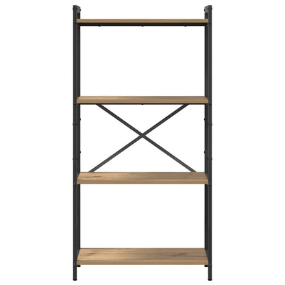 Libreria rovere artigianale 60 x 30 x 118 cm Legno multistrato