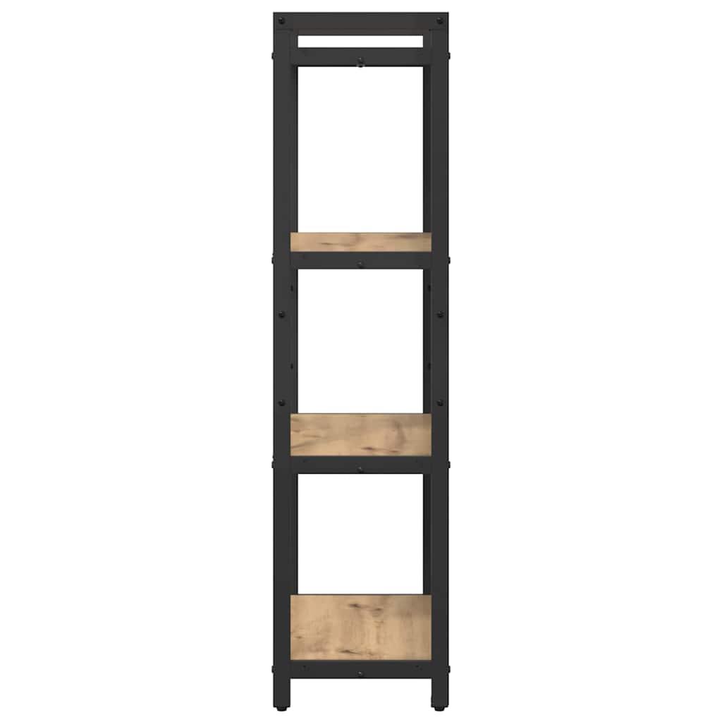 Libreria rovere artigianale 60 x 30 x 118 cm Legno multistrato