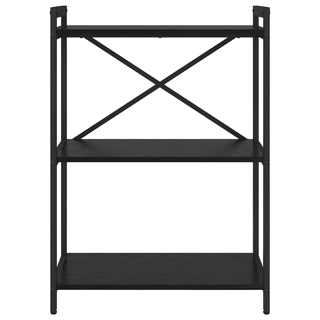 Libreria Rovere nero 60 x 30 x 83 cm Legno multistrato