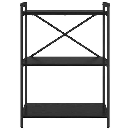 Libreria Rovere nero 60 x 30 x 83 cm Legno multistrato