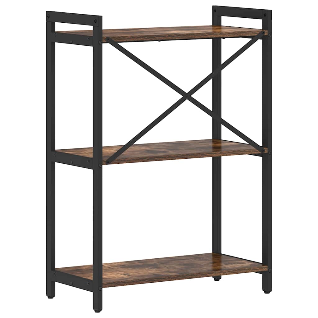 Libreria Rovere fumo 60 x 30 x 83 cm Legno multistrato