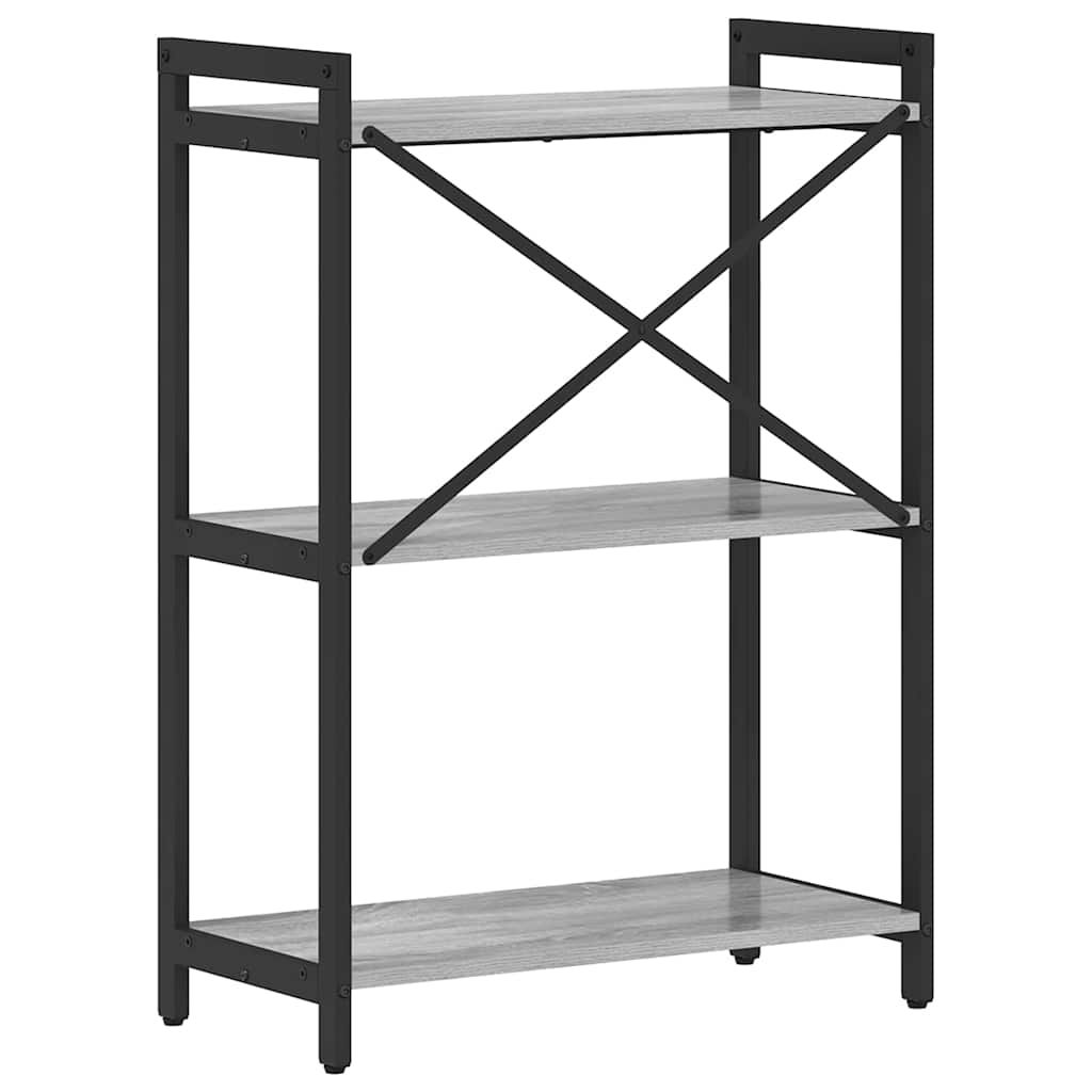 Libreria Grigio sonoma 60 x 30 x 83 cm Legno multistrato