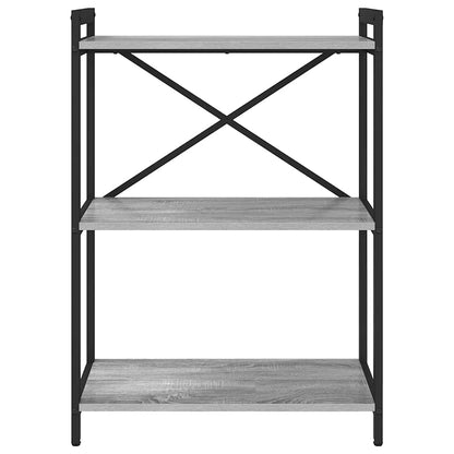 Libreria Grigio sonoma 60 x 30 x 83 cm Legno multistrato