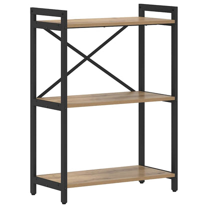 Libreria rovere artigianale 60 x 30 x 83 cm Legno multistrato