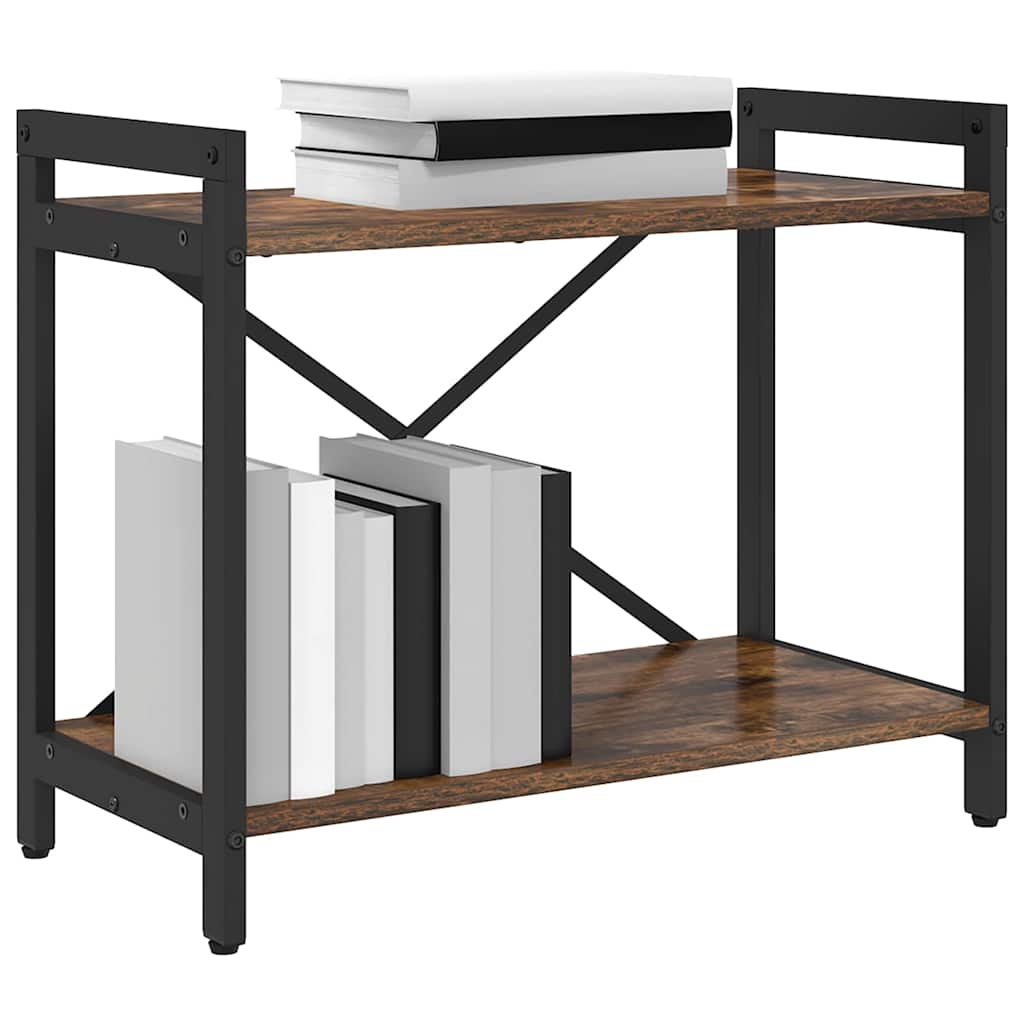 Libreria Rovere fumo 60 x 30 x 48.5 cm Legno multistrato