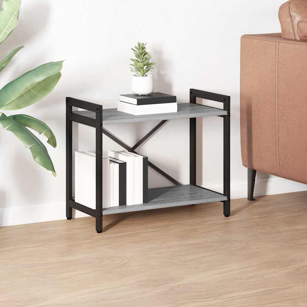 Libreria Grigio sonoma 60 x 30 x 48.5 cm Legno multistrato