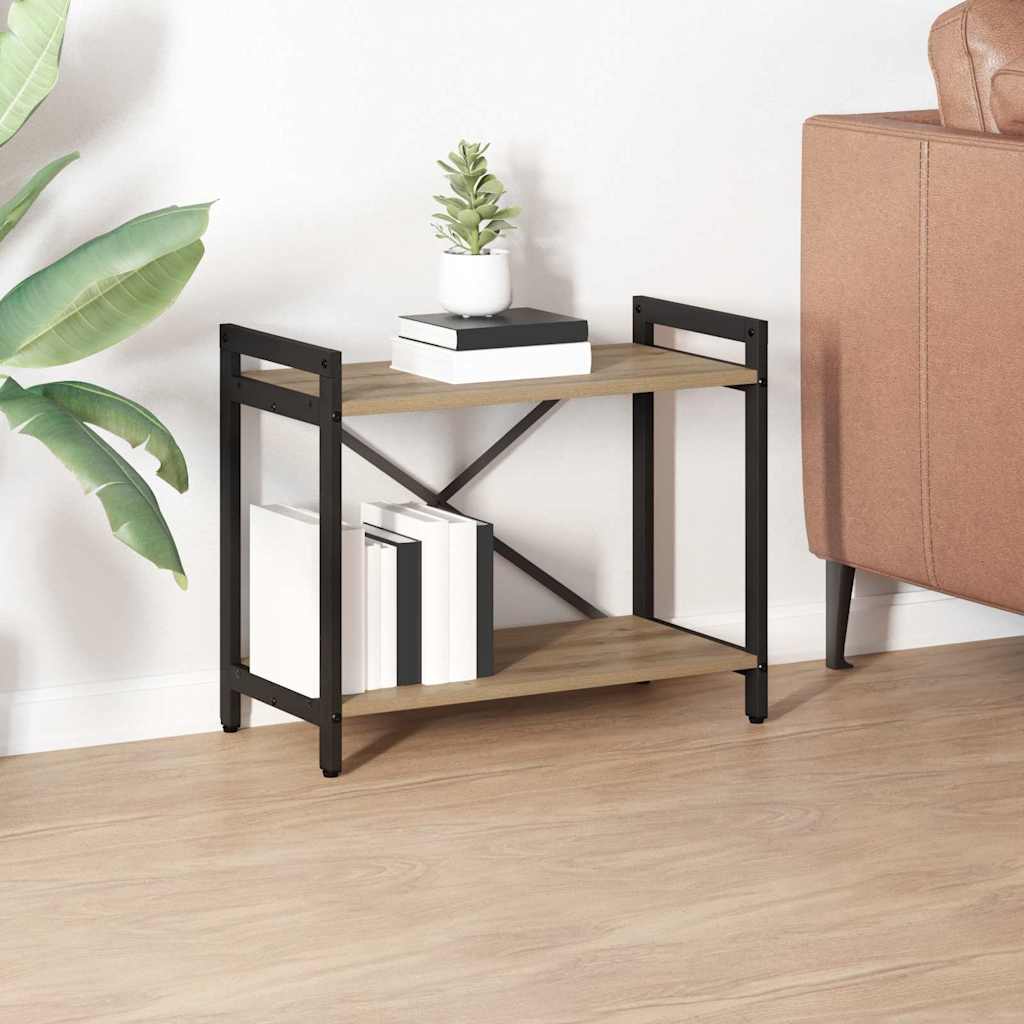 Libreria rovere artigianale 60 x 30 x 48.5 cm Legno multistrato