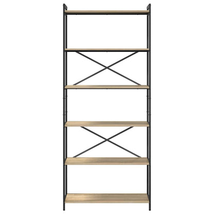 Libreria rovere sonoma 80 x 30 x 188 cm Legno multistrato