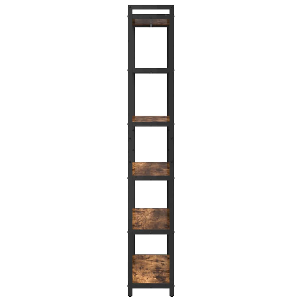 Libreria Rovere fumo 80 x 30 x 188 cm Legno multistrato