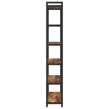 Libreria Rovere fumo 80 x 30 x 188 cm Legno multistrato