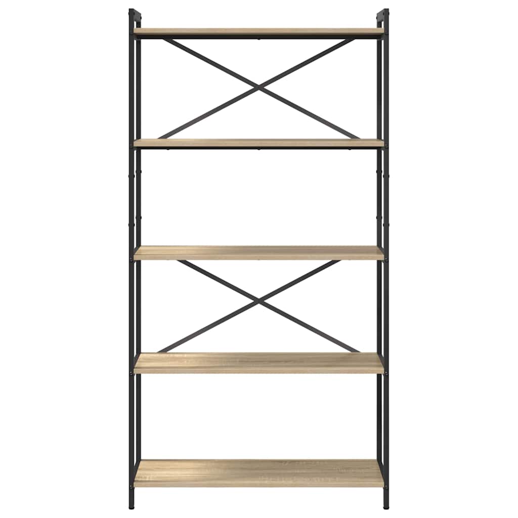 Libreria rovere sonoma 80 x 30 x 153 cm Legno multistrato