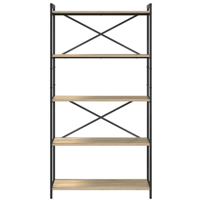 Libreria rovere sonoma 80 x 30 x 153 cm Legno multistrato