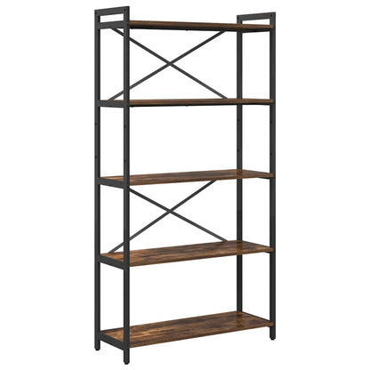 Libreria Rovere fumo 80 x 30 x 153 cm Legno multistrato