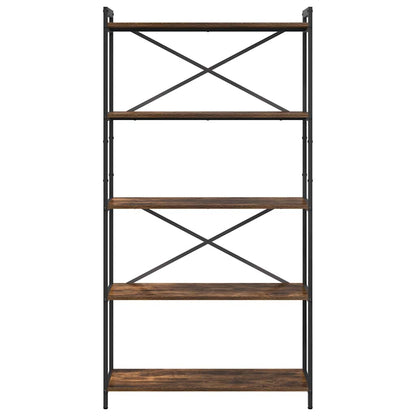 Libreria Rovere fumo 80 x 30 x 153 cm Legno multistrato