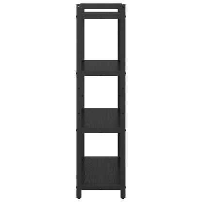 Libreria Rovere nero 80 x 30 x 118 cm Legno multistrato