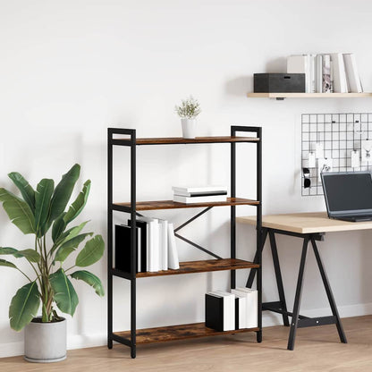 Libreria Rovere fumo 80 x 30 x 118 cm Legno multistrato