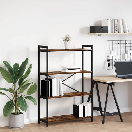 Libreria Rovere fumo 80 x 30 x 118 cm Legno multistrato