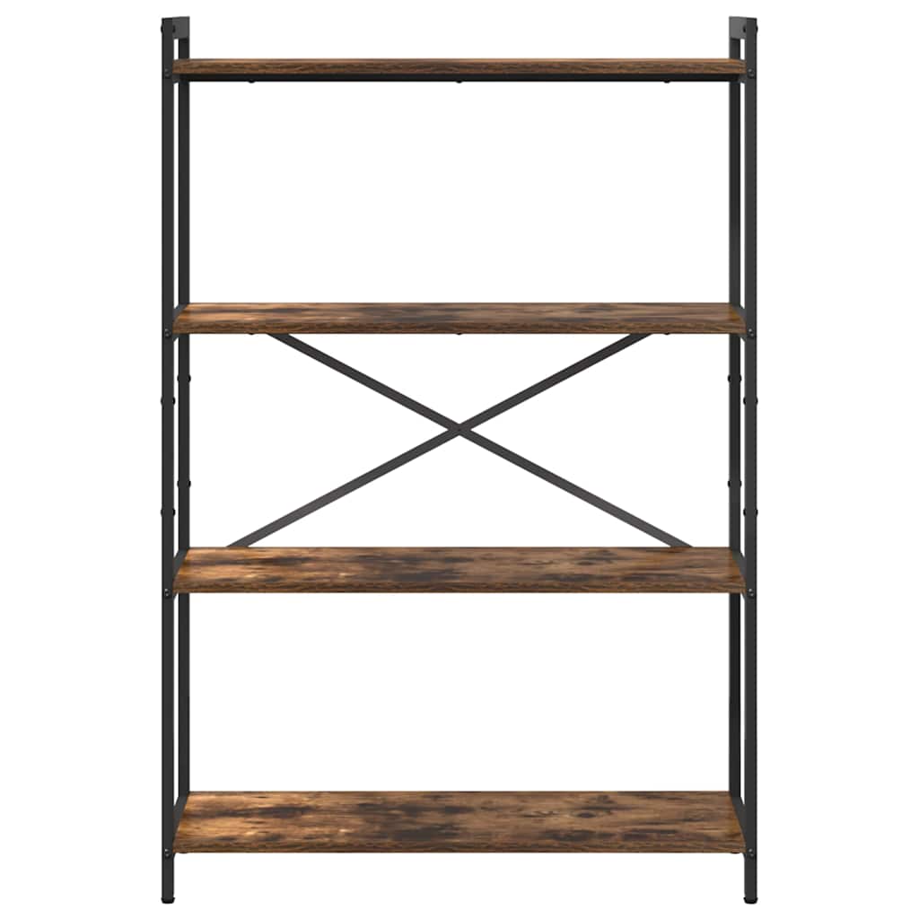 Libreria Rovere fumo 80 x 30 x 118 cm Legno multistrato