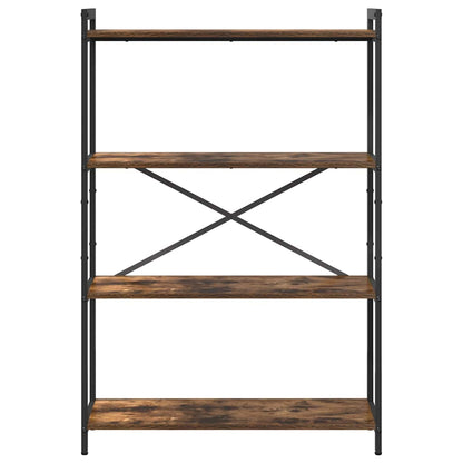 Libreria Rovere fumo 80 x 30 x 118 cm Legno multistrato