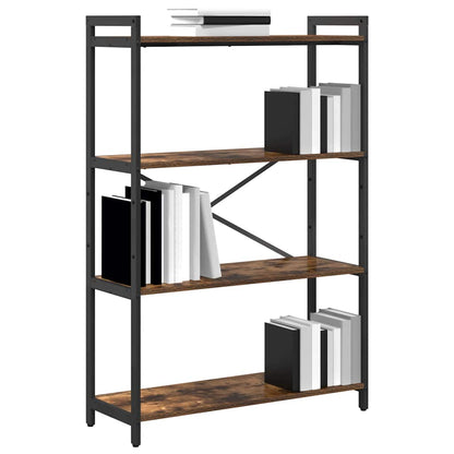 Libreria Rovere fumo 80 x 30 x 118 cm Legno multistrato