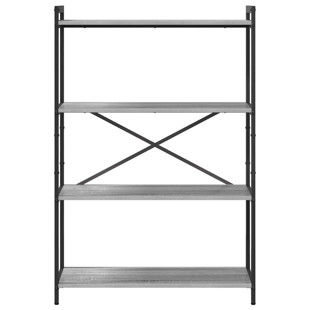 Libreria Grigio sonoma 80 x 30 x 118 cm Legno multistrato