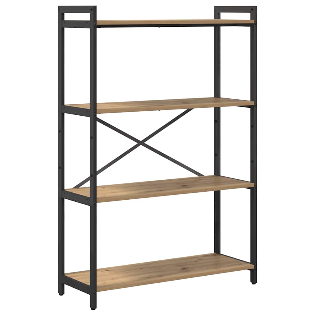 Libreria rovere artigianale 80 x 30 x 118 cm Legno multistrato