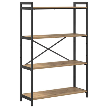 Libreria rovere artigianale 80 x 30 x 118 cm Legno multistrato