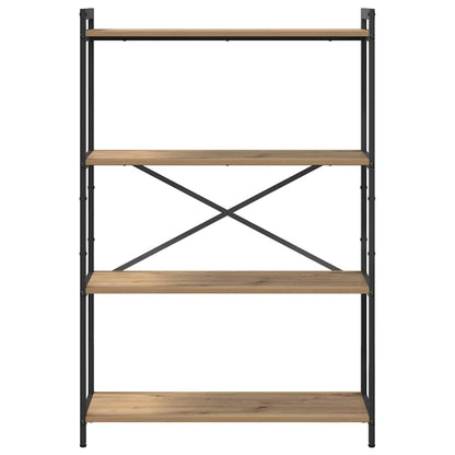 Libreria rovere artigianale 80 x 30 x 118 cm Legno multistrato