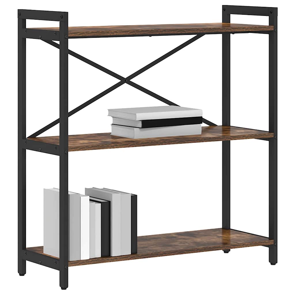 Libreria Rovere fumo 80 x 30 x 83 cm Legno multistrato