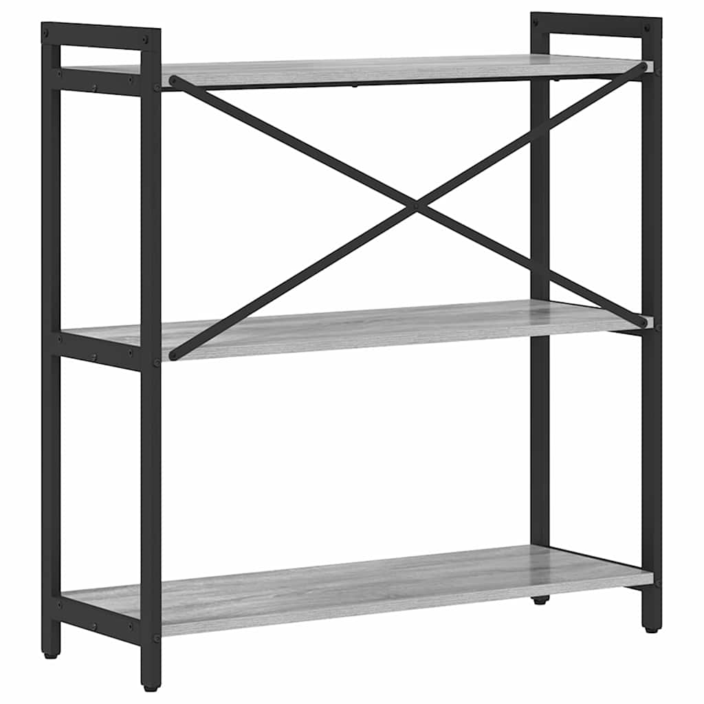 Libreria Grigio sonoma 80 x 30 x 83 cm Legno multistrato