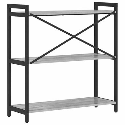 Libreria Grigio sonoma 80 x 30 x 83 cm Legno multistrato