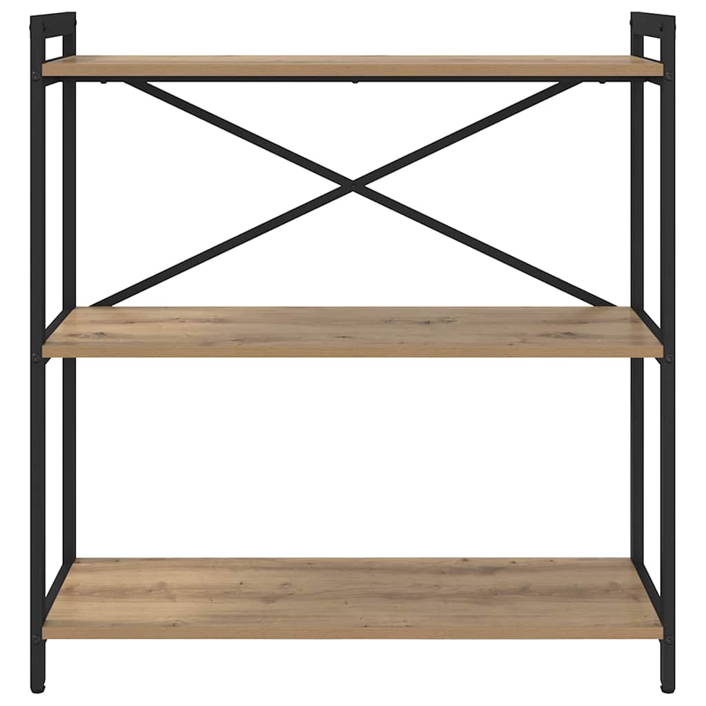 Libreria rovere artigianale 80 x 30 x 83 cm Legno multistrato