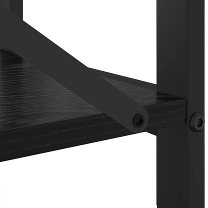 Libreria Rovere nero 80 x 30 x 48.5 cm Legno multistrato