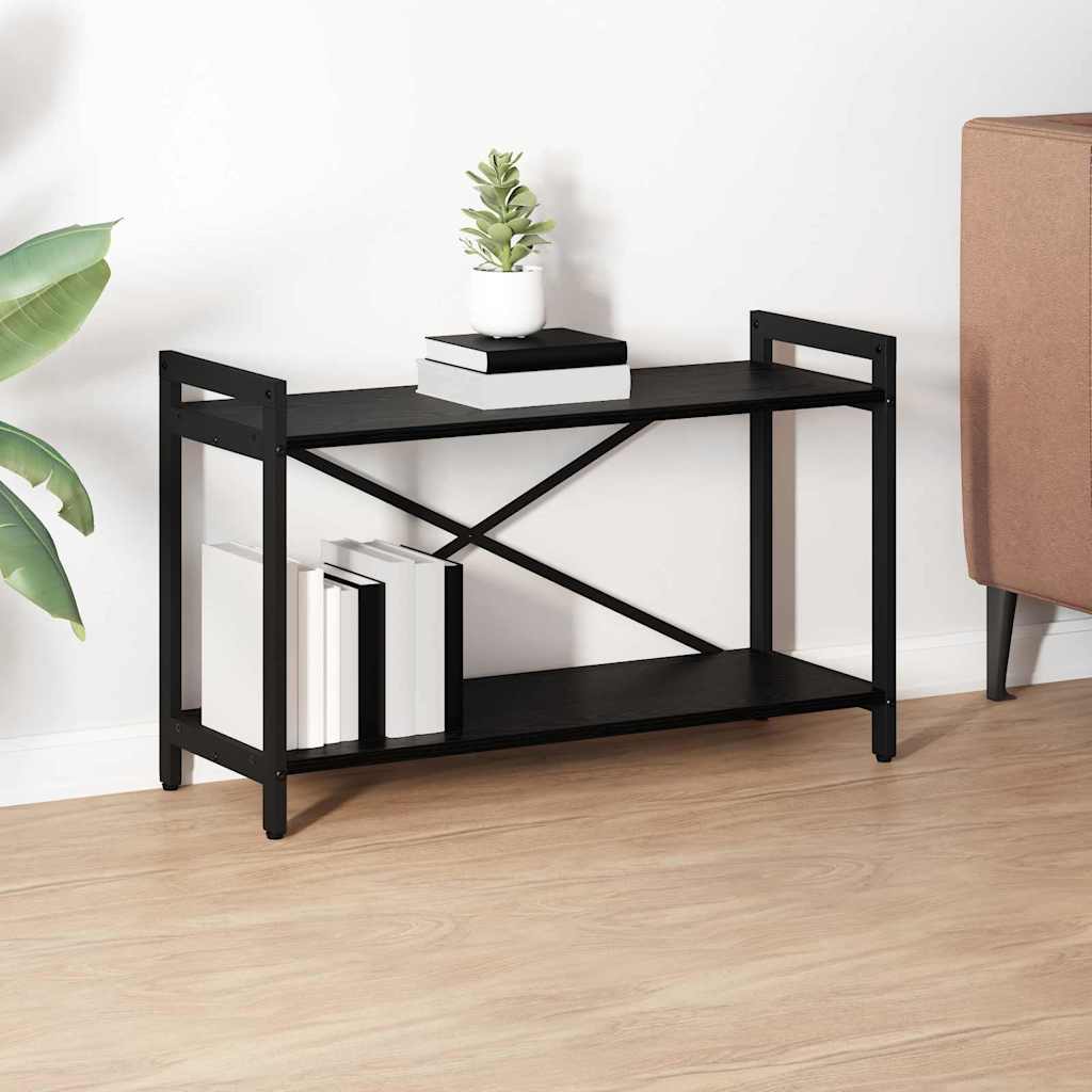 Libreria Rovere nero 80 x 30 x 48.5 cm Legno multistrato