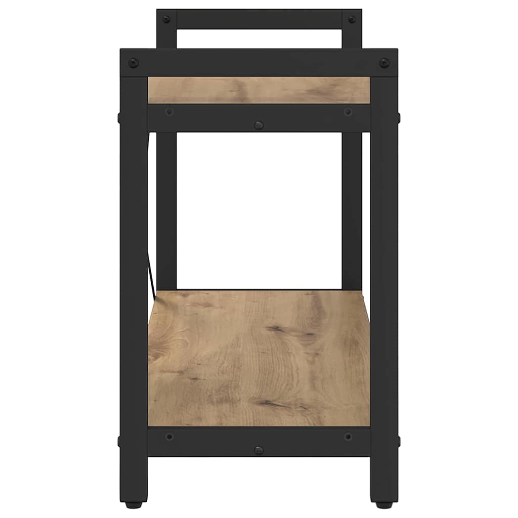 Libreria rovere artigianale 80 x 30 x 48.5 cm Legno multistrato