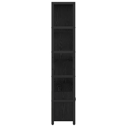 Libreria Rovere nero 80 x 30 x 155.5 cm Legno multistrato