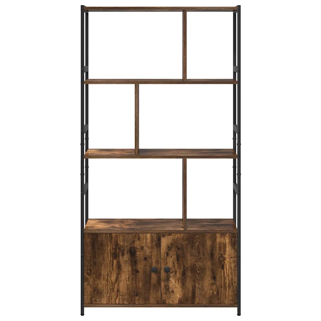Libreria Rovere fumo 80 x 30 x 155.5 cm Legno multistrato
