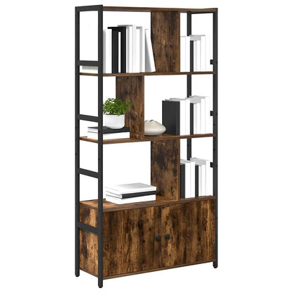 Libreria Rovere fumo 80 x 30 x 155.5 cm Legno multistrato