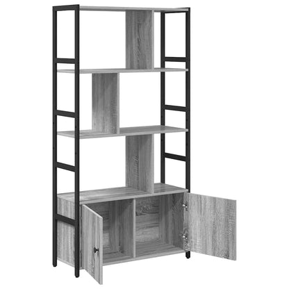 Libreria Grigio sonoma 80 x 30 x 155.5 cm Legno multistrato