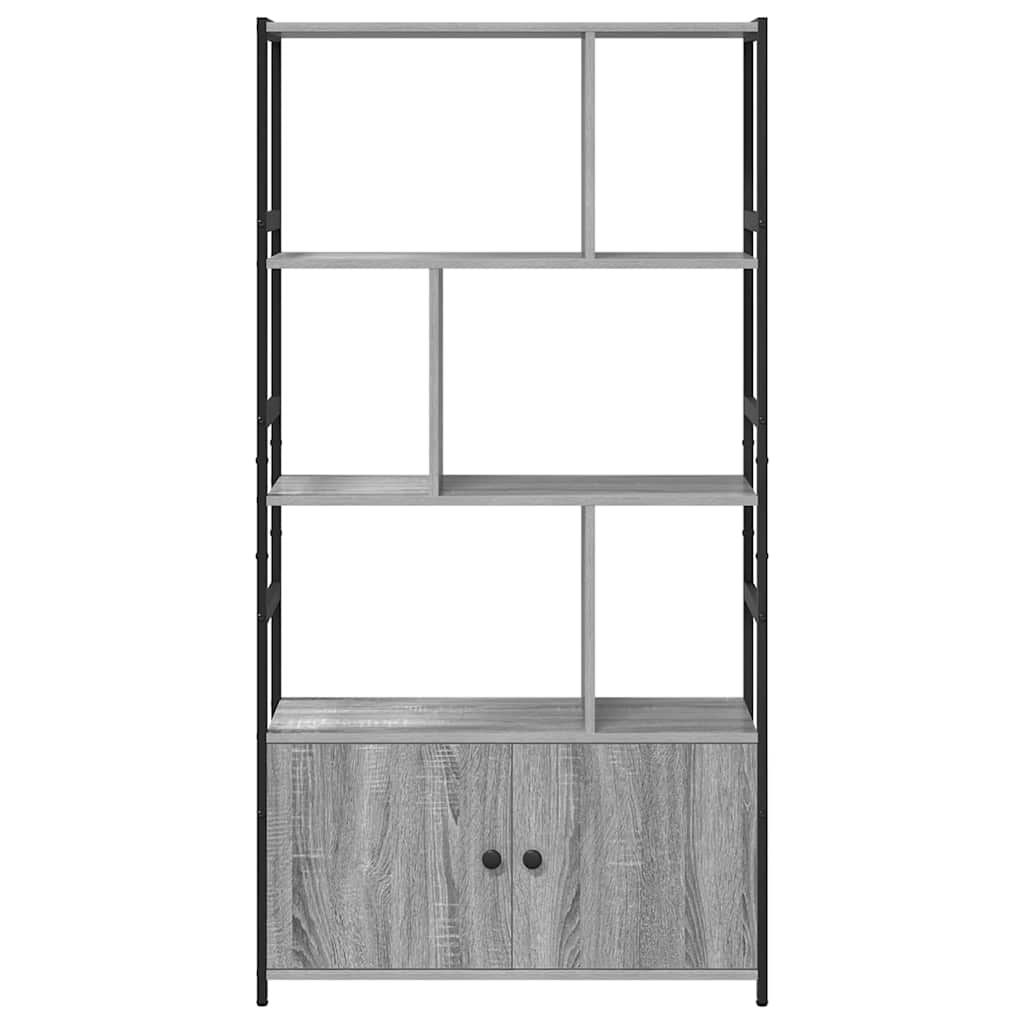 Libreria Grigio sonoma 80 x 30 x 155.5 cm Legno multistrato