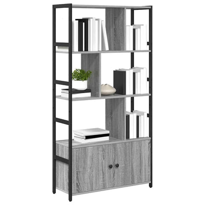 Libreria Grigio sonoma 80 x 30 x 155.5 cm Legno multistrato