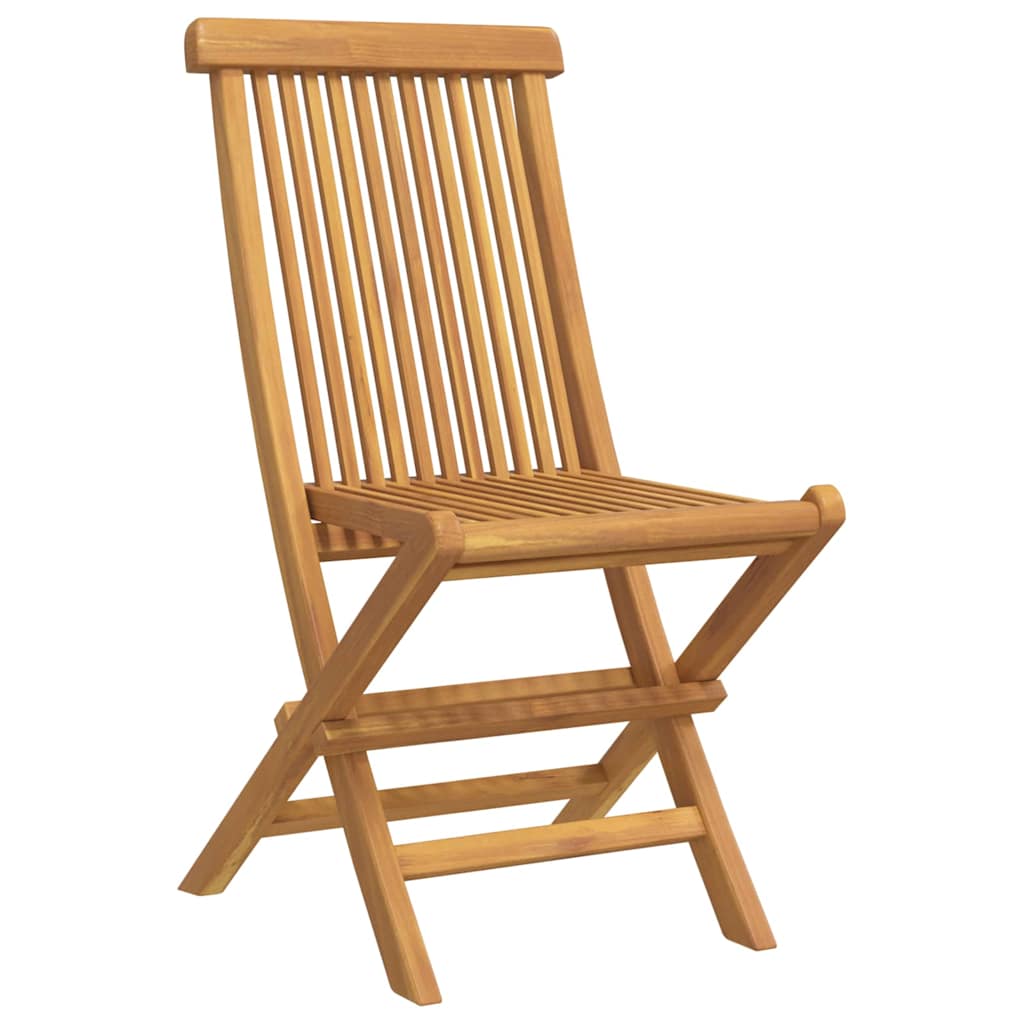 Set da Pranzo per Giardino 5 pcs Marrone Legno massello di teak