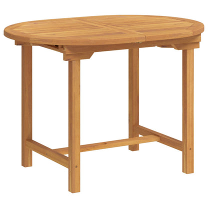 Set da Pranzo per Giardino 5 pcs Marrone Legno di teak solido