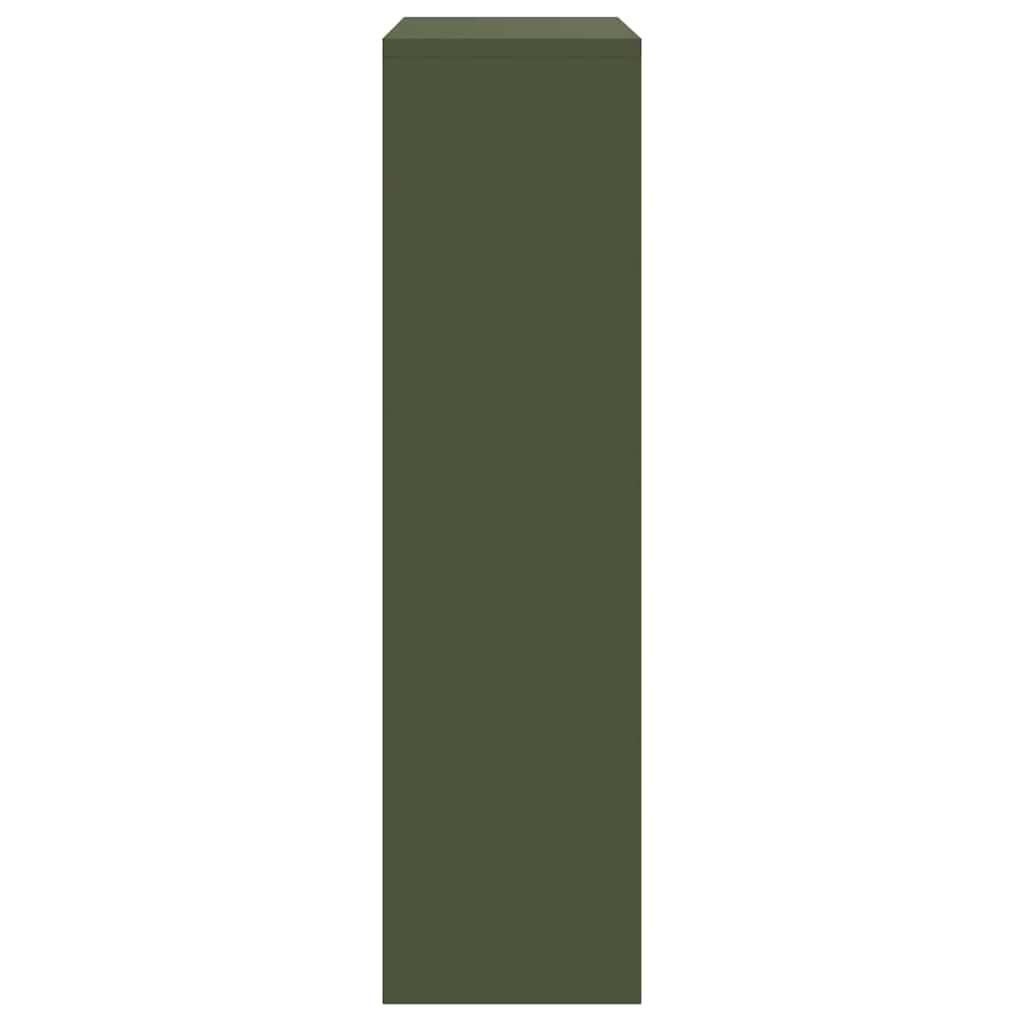 Cassetta per pacchi Verde oliva 44 x 22 x 82 cm Acciaio | homemem39