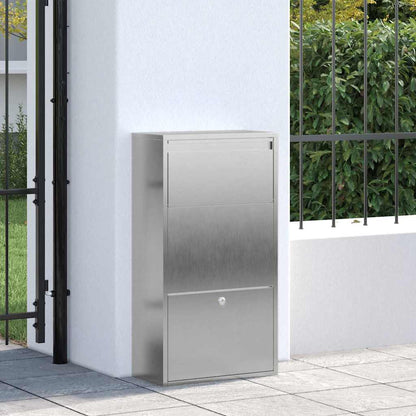 Cassetta per pacchi con archiviazione Argento 44 x 22 x 82 cm | homemem39